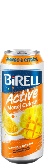 Birell Active Mango & Citrón (o 30 % menej cukru)